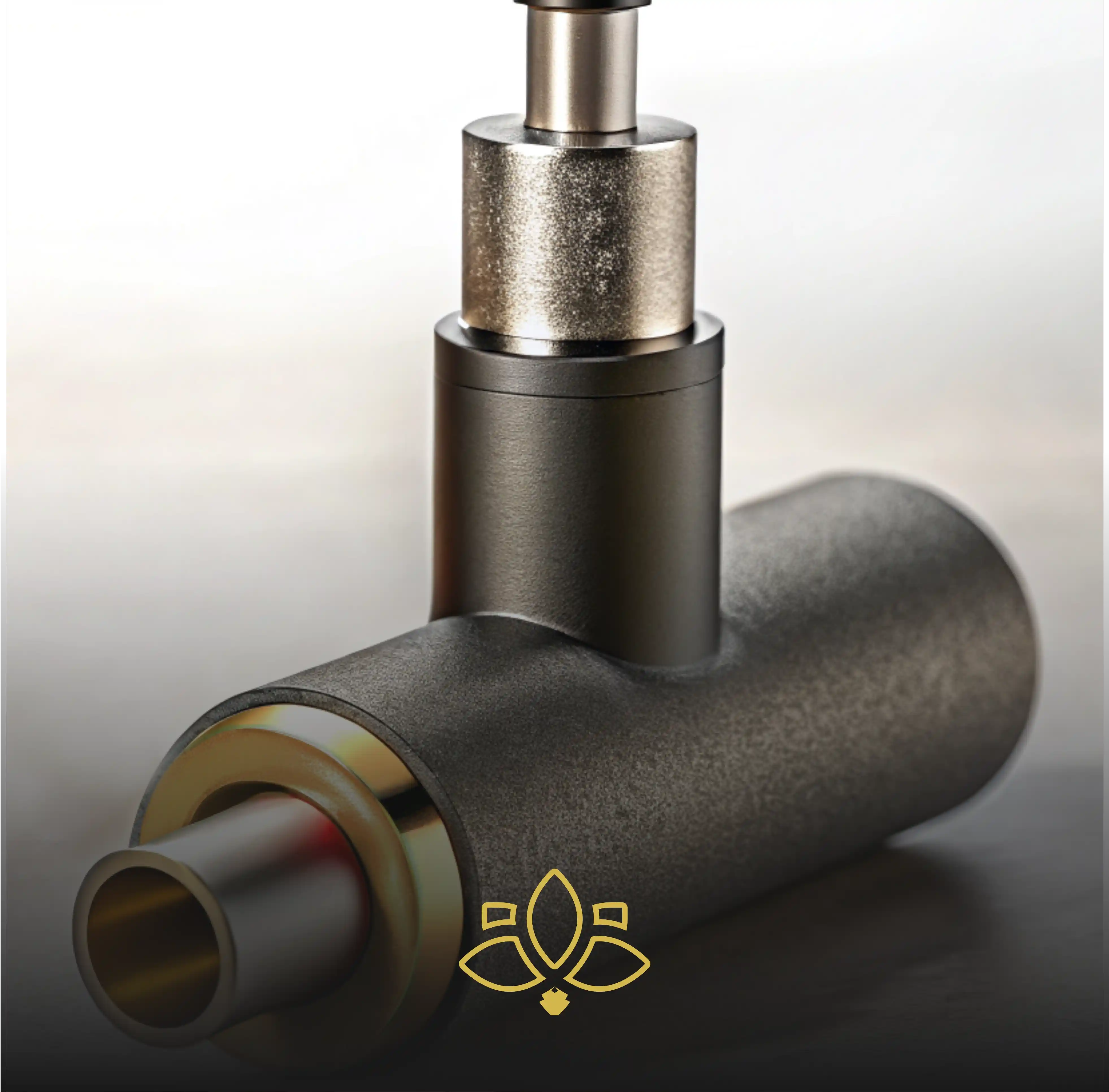 Тройник с шаровым краном воздушника в ППУ изоляции