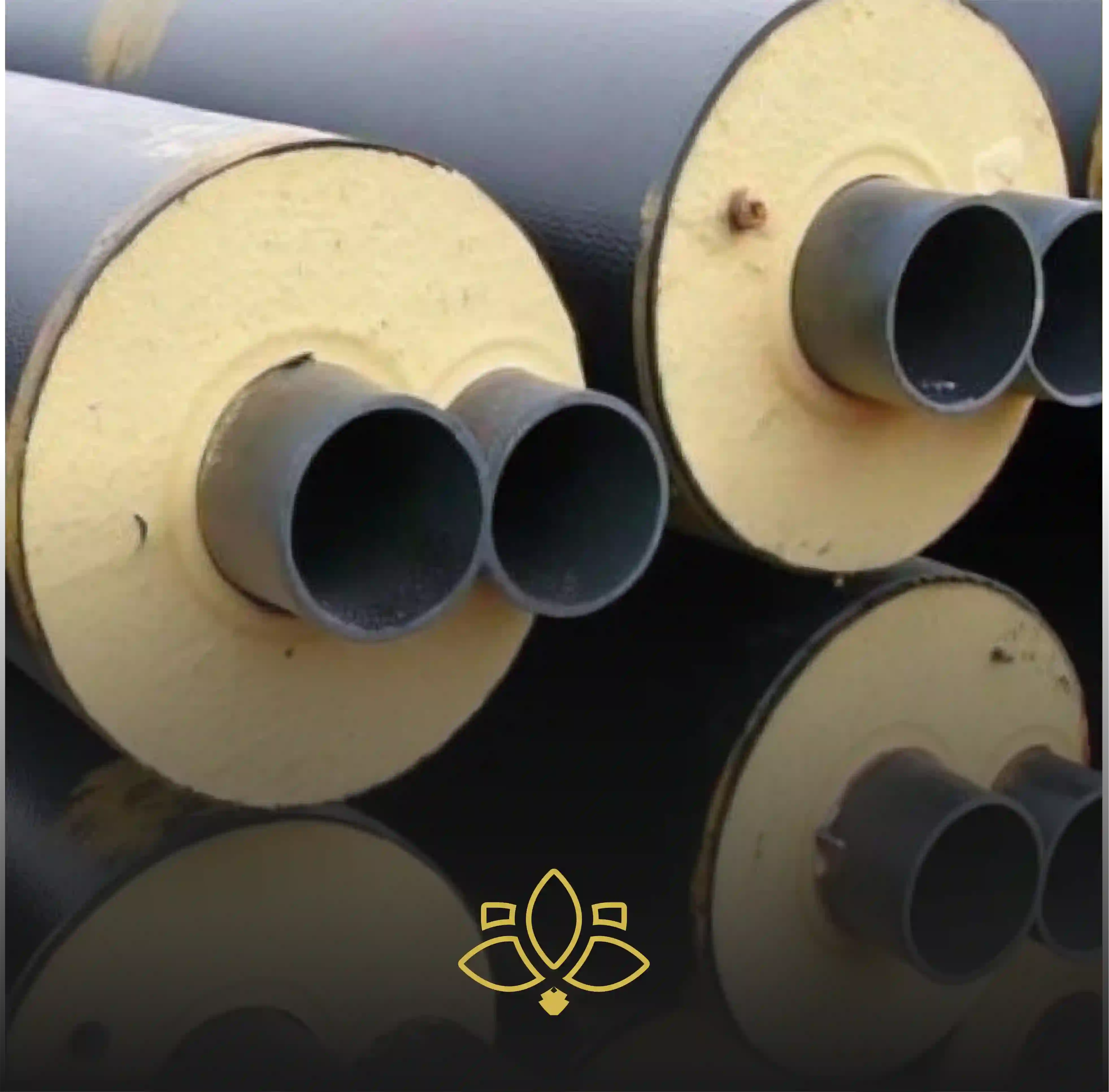 Труба твин ППУ-ПЭ 108х4 108х4 355 мм сталь 20