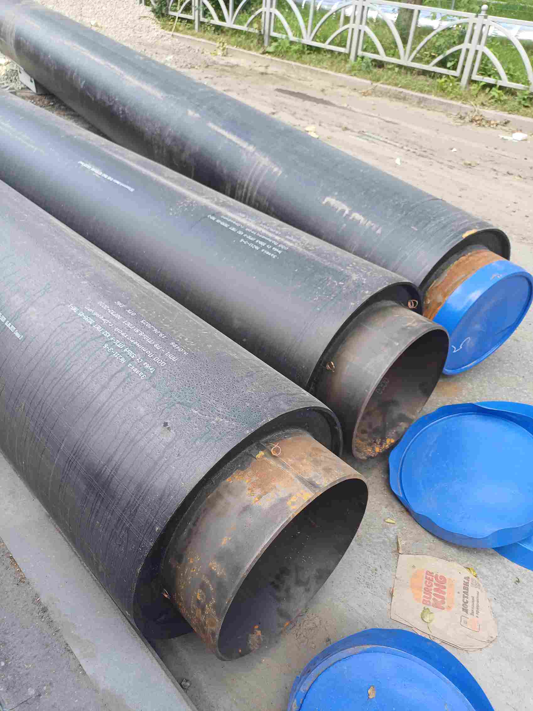 Как заделать стык труб ППУ-ПЭ?